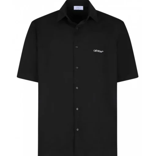 Off-White - Black Gothic Arrow Shirt - Exclusive Luxury Collection - Avvenice