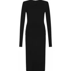 Off-White - Black Midi Dress - Exclusive Luxury Collection - Avvenice