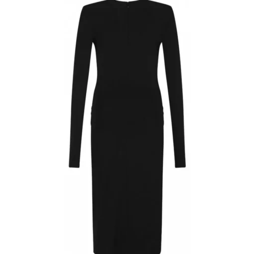 Off-White - Black Midi Dress - Exclusive Luxury Collection - Avvenice