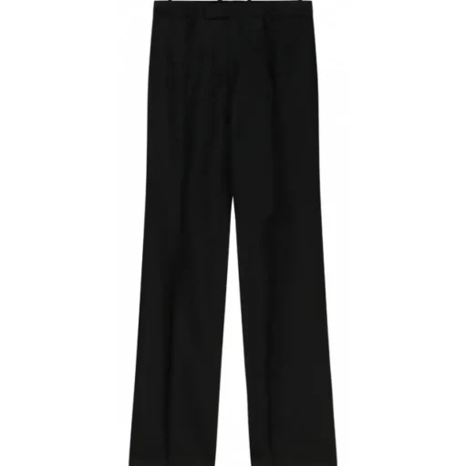 Off-White - Black Virgin Wool Tailored Trousers - Exclusive Luxury Collection - Avvenice