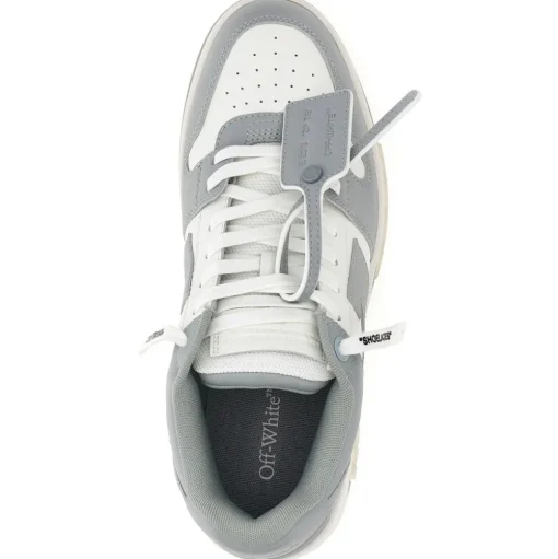 Off-White - Grey Out of Office Sneakers - Exclusive Luxury Collection - Avvenice