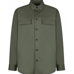 Off-White - Military Green Shirt Jacket - Exclusive Luxury Collection - Avvenice