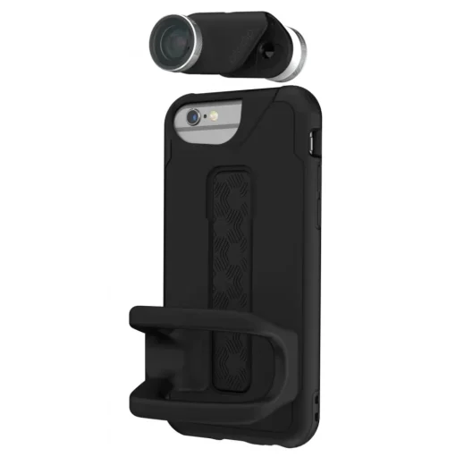 olloclip - Studio Case + Finger Grip - Black - iPhone 6 / 6s - iPhone Cover - Professional Cover - Avvenice