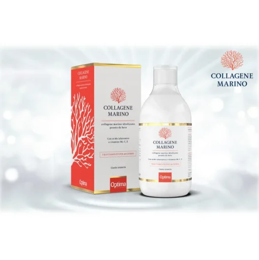 Optima Naturals - Hydrolyzed Liquid Marine Collagen - Bio Anti Aging Treatment - Natural Lifting Effect - Avvenice