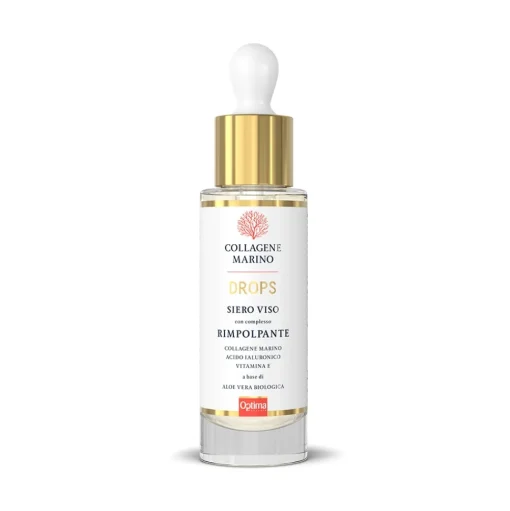 Optima Naturals - Marine Collagen Drops Face - Bio Anti Aging Treatment - Natural Lifting Effect - Avvenice