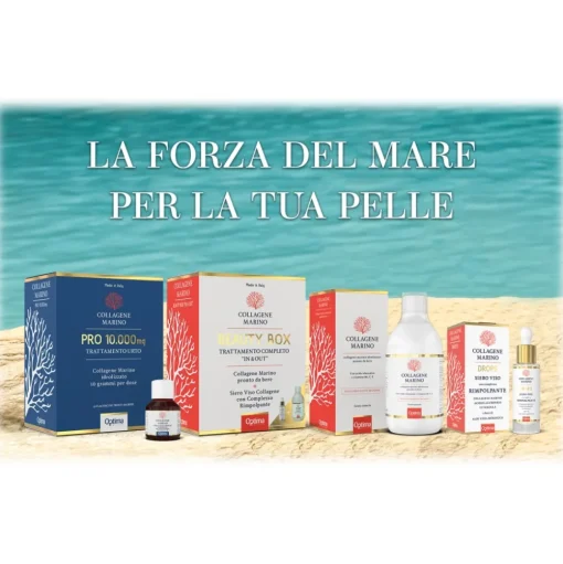 Optima Naturals - Marine Collagen Drops Face - Bio Anti Aging Treatment - Natural Lifting Effect - Avvenice