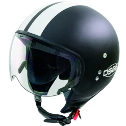 Osbe Italy - Bellagio Black Matt - Motorcycle Helmet - High Quality - Made in Italy - Avvenice