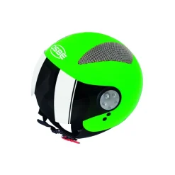 Osbe Italy - Summer Green Fluo - Motorcycle Helmet - High Quality - Made in Italy - Avvenice