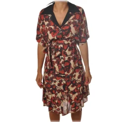 Ottod'Ame - Strawberry Pattern Dress - Beige/Black - Dresses - Luxury Exclusive Collection - Avvenice
