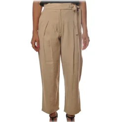 Ottod'Ame - Trousers with Strap and Sash - Beige - Trousers - Luxury Exclusive Collection - Avvenice