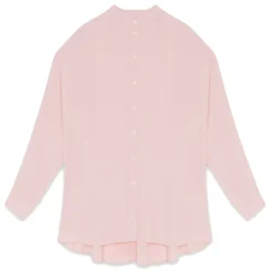 Ottod'Ame - Wide Shirt with Korean Neck - Pink - Shirt - Luxury Exclusive Collection - Avvenice