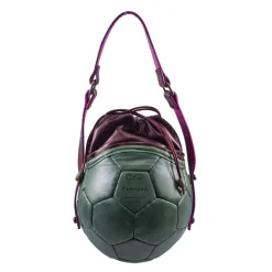 PangaeA - PangaeA Prima Pelle Bag - Green Bordeaux - Original Model - Artisan Leather Casual Handbag - Avvenice