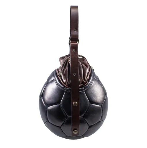 PangaeA - PangaeA Prima Pelle Bag - Back Brown - Original Model - Artisan Leather Casual Handbag - Avvenice