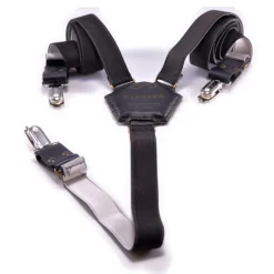 PangaeA - PangaeA Suspenders - Black - Suspenders PangaeA Y - Artisan Leather Suspenders - Avvenice