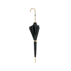Pasotti Ombrelli 1956 - 189 Hawaii P5 - Black Umbrella with Peacock Interior - Luxury Artisan High Quality Umbrella - Avvenice