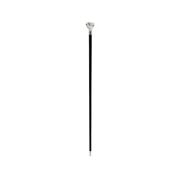 Pasotti Ombrelli 1956 - BA W43 - Silver Rose Stick - Luxury Artisan High Quality Stick - Avvenice