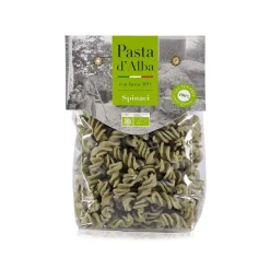 Pasta d'Alba - Organic Fusilli of Rice and Spinach - Gluten Free Line - Artisan Organic Italian Pasta - Avvenice