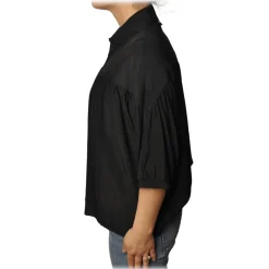 Patrizia Pepe - Lightweight Fabric Shirt - Black - Shirt - Made in Italy - Luxury Exclusive Collection - Avvenice