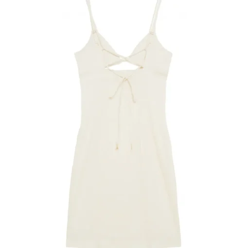 Patrizia Pepe - Sheath Dress with Cut-Out Detail - White - Made in Italy - Luxury Exclusive Collection - Avvenice
