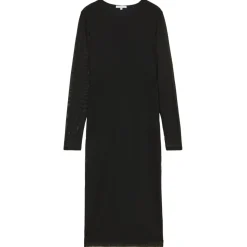 Patrizia Pepe - Sheath Dress with Tulle Sleeves - Black - Made in Italy - Luxury Exclusive Collection - Avvenice