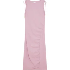 Patrizia Pepe - Sheath Dress with Draping - Antique Pink - Made in Italy - Luxury Exclusive Collection - Avvenice