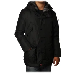 Peuterey - Hasselblad Jacket 3/4 Model with Drawstring - Black - Jacket - Luxury Exclusive Collection - Avvenice