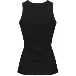 Pinko - Cannetè Cotton Tank Top with Logo - Black - Top - Made in Italy - Luxury Exclusive Collection - Avvenice