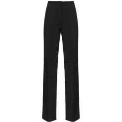 Pinko - Crepe Fabric Flare Trousers - Black - Trousers - Made in Italy - Luxury Exclusive Collection - Avvenice