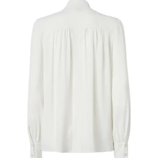 Pinko - Crepe Shirt with Bow - White - Shirts - Made in Italy - Luxury Exclusive Collection - Avvenice