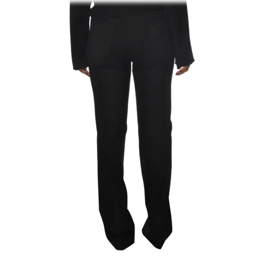 Pinko - Five Pockets Palazzo Trousers Abha - Black - Trousers - Made in Italy - Luxury Exclusive Collection - Avvenice