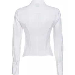 Pinko - Georgette Crop Tight Shirt - White - Shirts - Made in Italy - Luxury Exclusive Collection - Avvenice