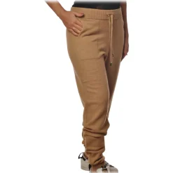 Pinko - Jogging Trousers Vitiano in Wool - Beige - Trousers - Made in Italy - Luxury Exclusive Collection - Avvenice