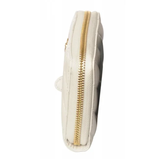 Pinko - Taylor V Quilt Wallet - White - Wallet - Made in Italy - Luxury Exclusive Collection - Avvenice