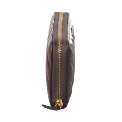 Pinko - Wallet Ryder v Quilt in Leather with Logo - Bordeaux - Bag - Made in Italy - Luxury Exclusive Collection - Avvenice