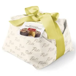 Pistì - Artisan Panettone with Pistachio, Pineapple and Apricot - Hand Wrapped Artisan Panettone - Avvenice