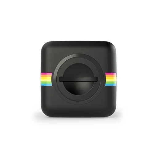 Polaroid - Polaroid Cube+ Live Streaming Wi-Fi Mini Lifestyle Action Camera - Full HD 1440p - Action Sports Cameras - Black - Avvenice