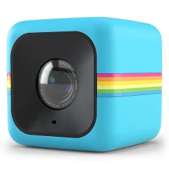 Polaroid - Polaroid Cube+ Live Streaming Wi-Fi Mini Lifestyle Action Camera - Full HD 1440p - Action Sports Cameras - Blue - Avvenice