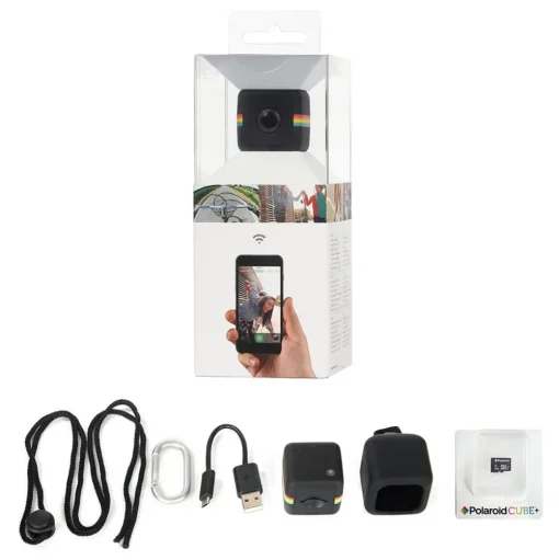 Polaroid - Polaroid Cube Lifestyle Action Camera - Full HD 1080p - Action Sports Cameras - Red - Avvenice