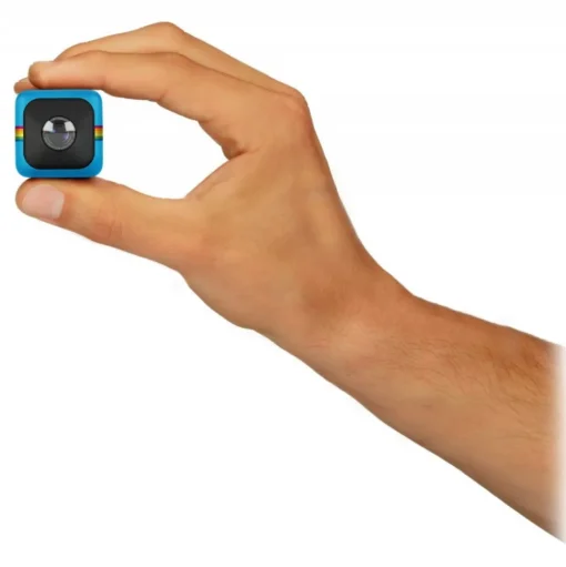 Polaroid - Polaroid Cube+ Wi-Fi Mini Lifestyle Action Camera - Full HD 1440p - Action Sports Cameras - Blue - Avvenice