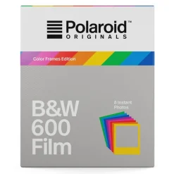 Polaroid Originals - B&W Film for 600 - Color Frame - Film for Polaroid Originals 600 Cameras - OneStep 2 - Avvenice
