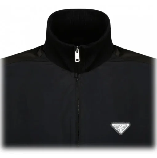 Prada - Black Blouson Jacket - Prada Exclusive Luxury Collection - Avvenice