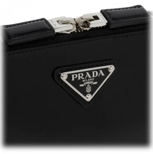 Prada - Black Brique Bag - Prada Exclusive Luxury Collection - Avvenice