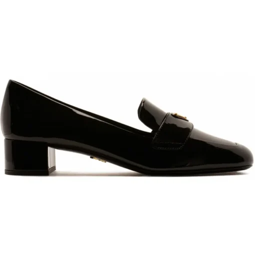 Prada - Black Calfskin Pumps - Prada Exclusive Luxury Collection - Avvenice