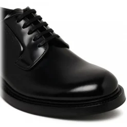 Prada - Black Derby Shoes - Prada Exclusive Luxury Collection - Avvenice
