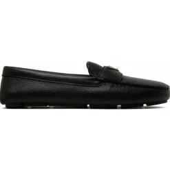 Prada - Black Triangle Logo Loafers - Prada Exclusive Luxury Collection - Avvenice