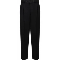 Prada - Black Wool Trousers - Prada Exclusive Luxury Collection - Avvenice
