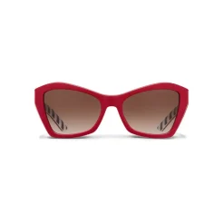 Prada - Cat Eye Sunglasses - Ruby Red Sandy Beige - Prada Collection - Sunglasses - Prada Eyewear - Avvenice