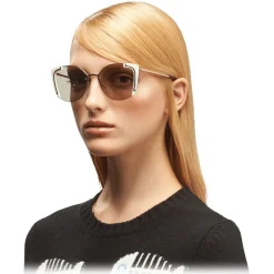 Prada - Contemporary Sunglasses - White Pale Gold - Prada Collection - Sunglasses - Prada Eyewear - Avvenice