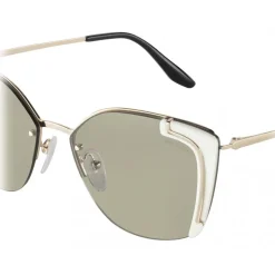 Prada - Contemporary Sunglasses - White Pale Gold - Prada Collection - Sunglasses - Prada Eyewear - Avvenice
