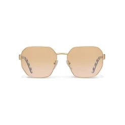 Prada - Geometric Shape Sunglasses - Gold - Prada Collection - Sunglasses - Prada Eyewear - Avvenice